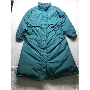 Vintage EMS Eastern Mountain Sports Goose Down Puffer Long Parka Womens Medium